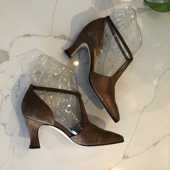 Evan-Picone Feather Constructed Women’s Dress Pumps Pointed Toe Strappy Sz. 7. - Picture 9 of 11